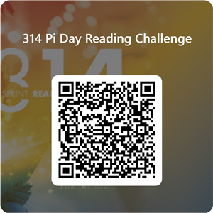 QR Code to register for the 314 Pi Day Reading Challenge